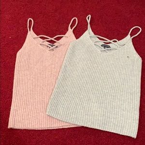 American eagle ribbed sweater camisole